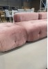 Mario Bellini Modular Sofa Replica Pink velvet 2-seater